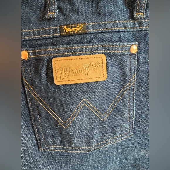 Vintage Wrangler Jeans Mens 36x30 Blue Denim Workwear Western 1990s Y2K - Picture 3 of 9